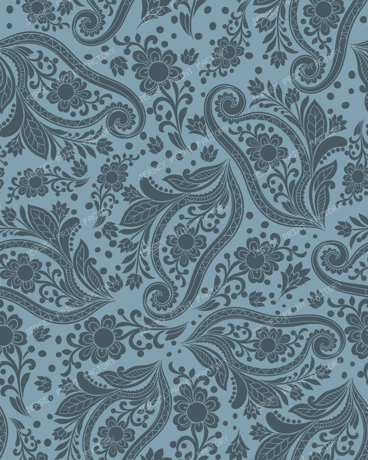 Vintage Cucumber Toile Pattern