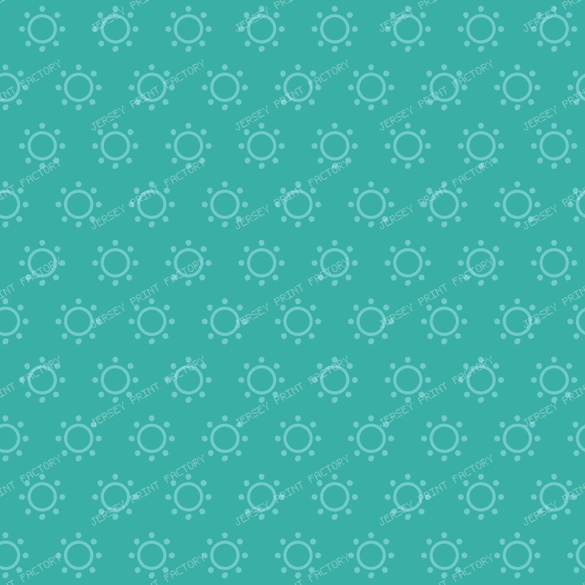 Orange Sun, Sun Pattern, Orange Circles, Dots, Summer — Teal