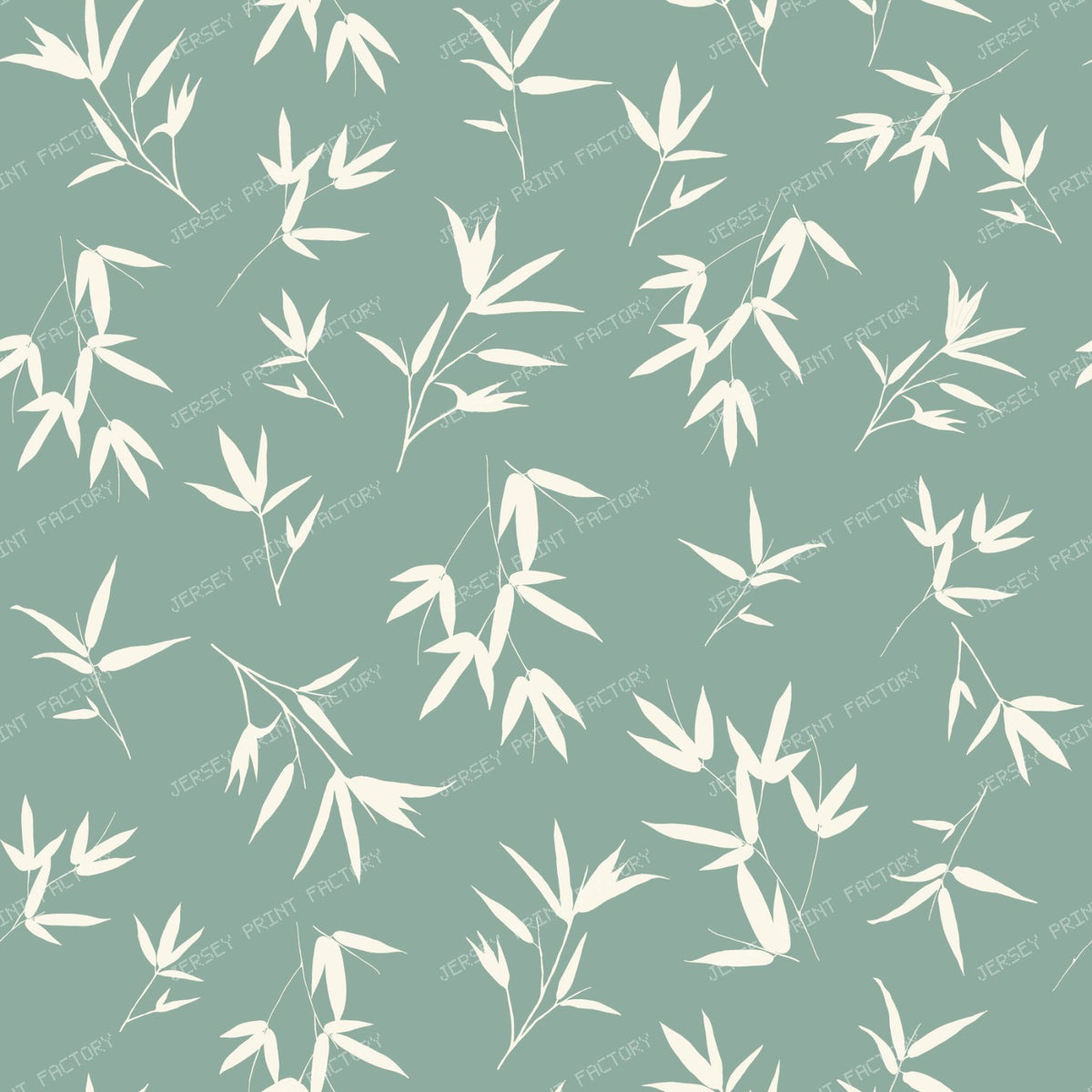 Bamboo Leaves on sea green