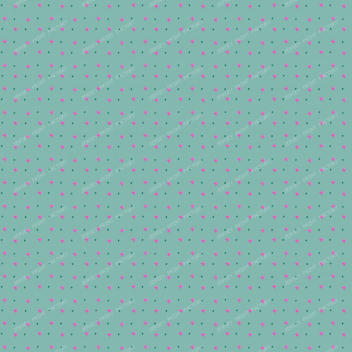 Pink Sparkle & Stars on Sage Green