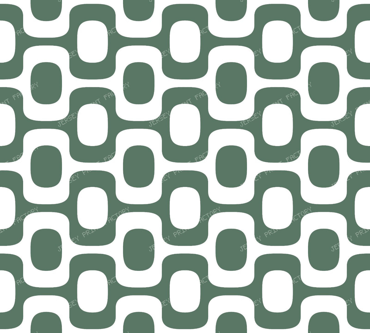 Black and White Ipanema Pattern, Ipanema Sidewalk, Beach Pattern — Green 2