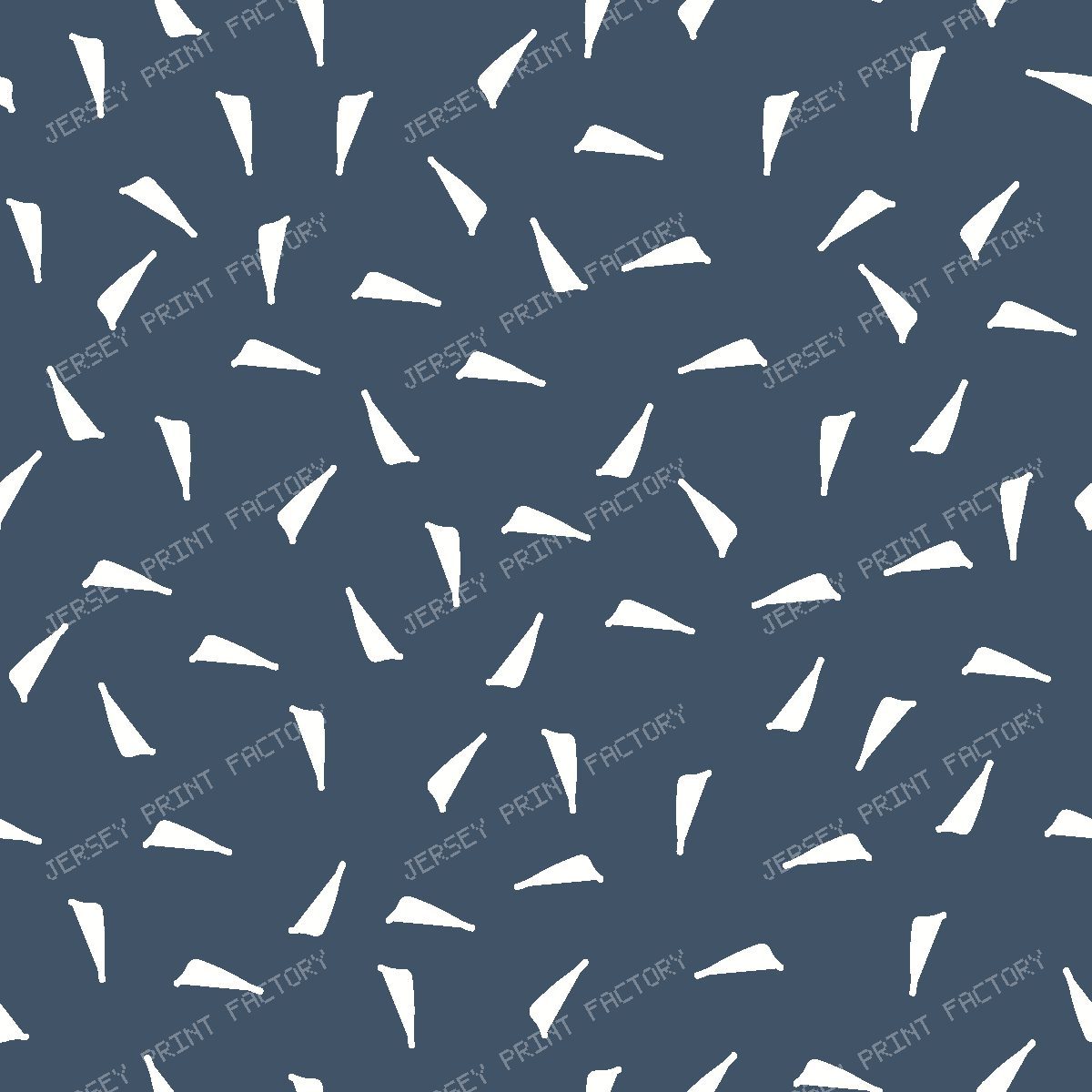 Organic Confetti Toss — Navy Blue
