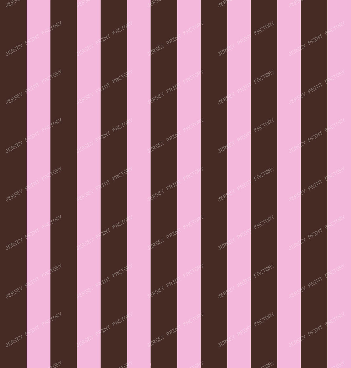 Chocolate Brown and Pastel Pink Stripes