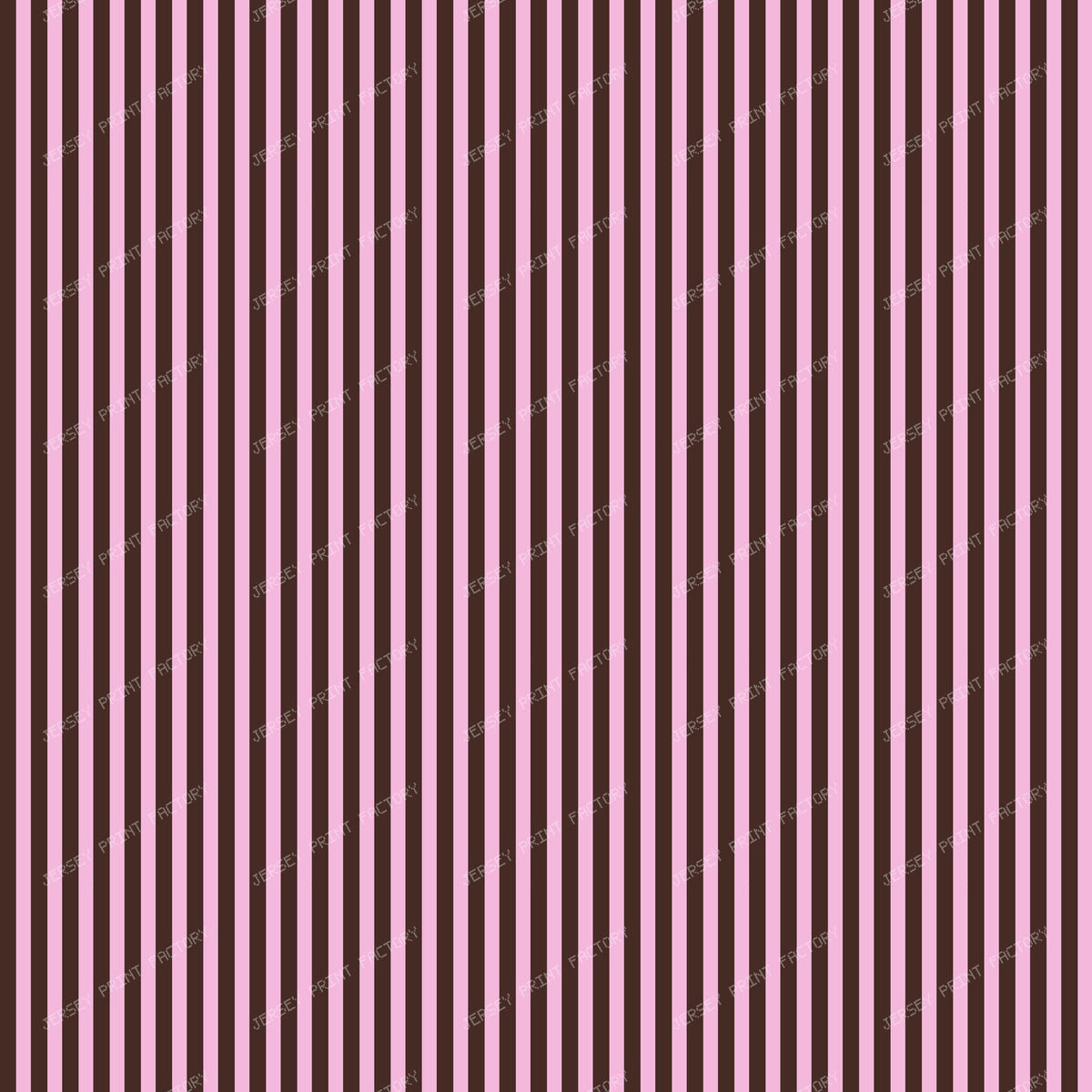 Chocolate Brown and Pastel Pink Stripes