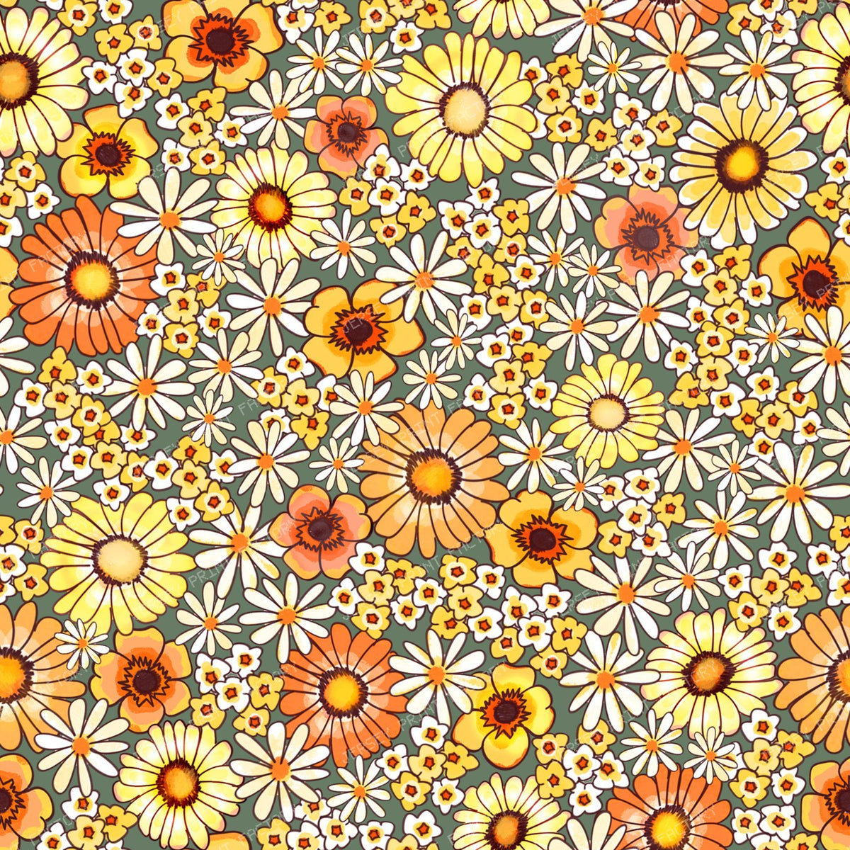 Boho Spring Bouquet Sage
