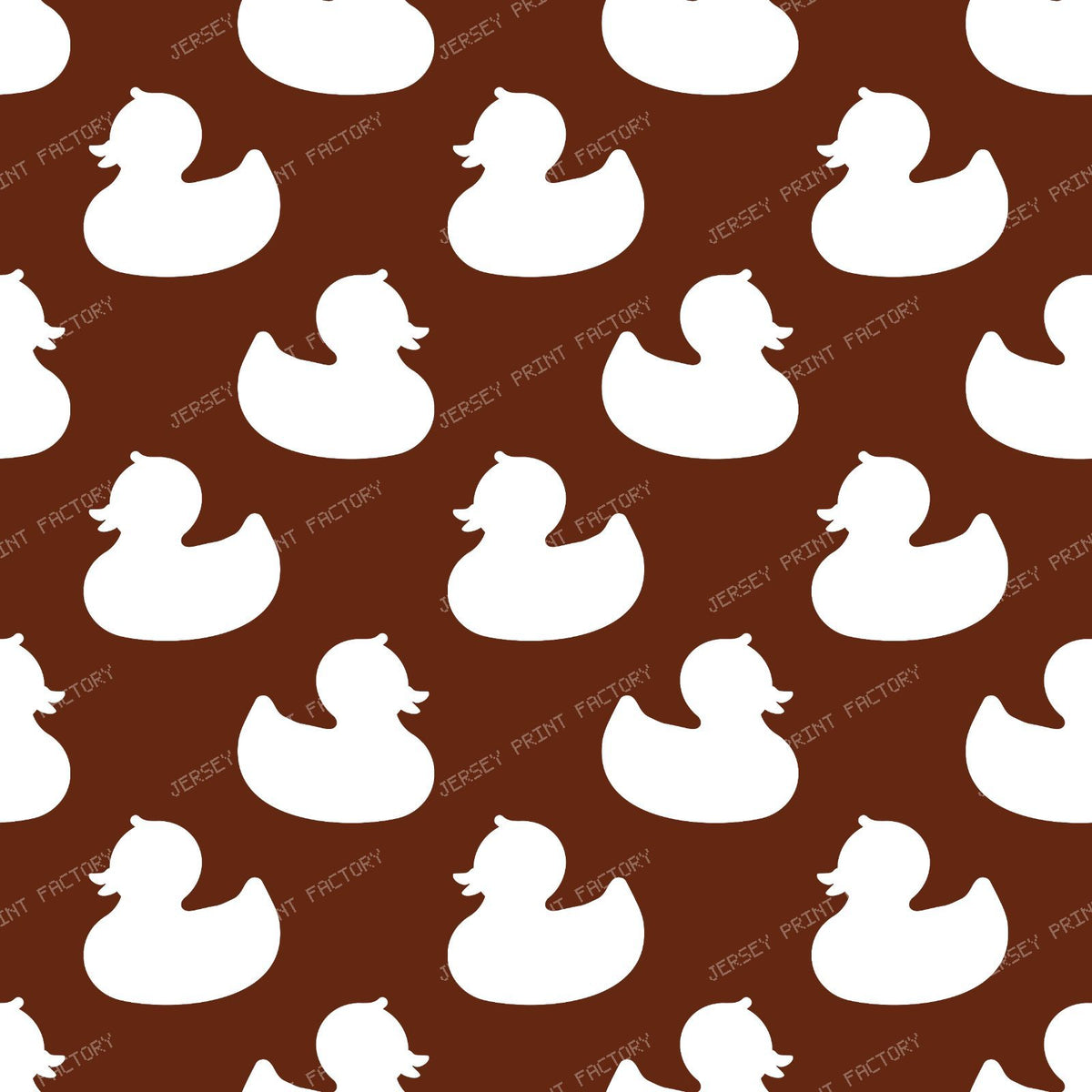 Pattern Of Ducks, Cute Ducks, Duck Silhouette, Duckling, Black — Brown 3
