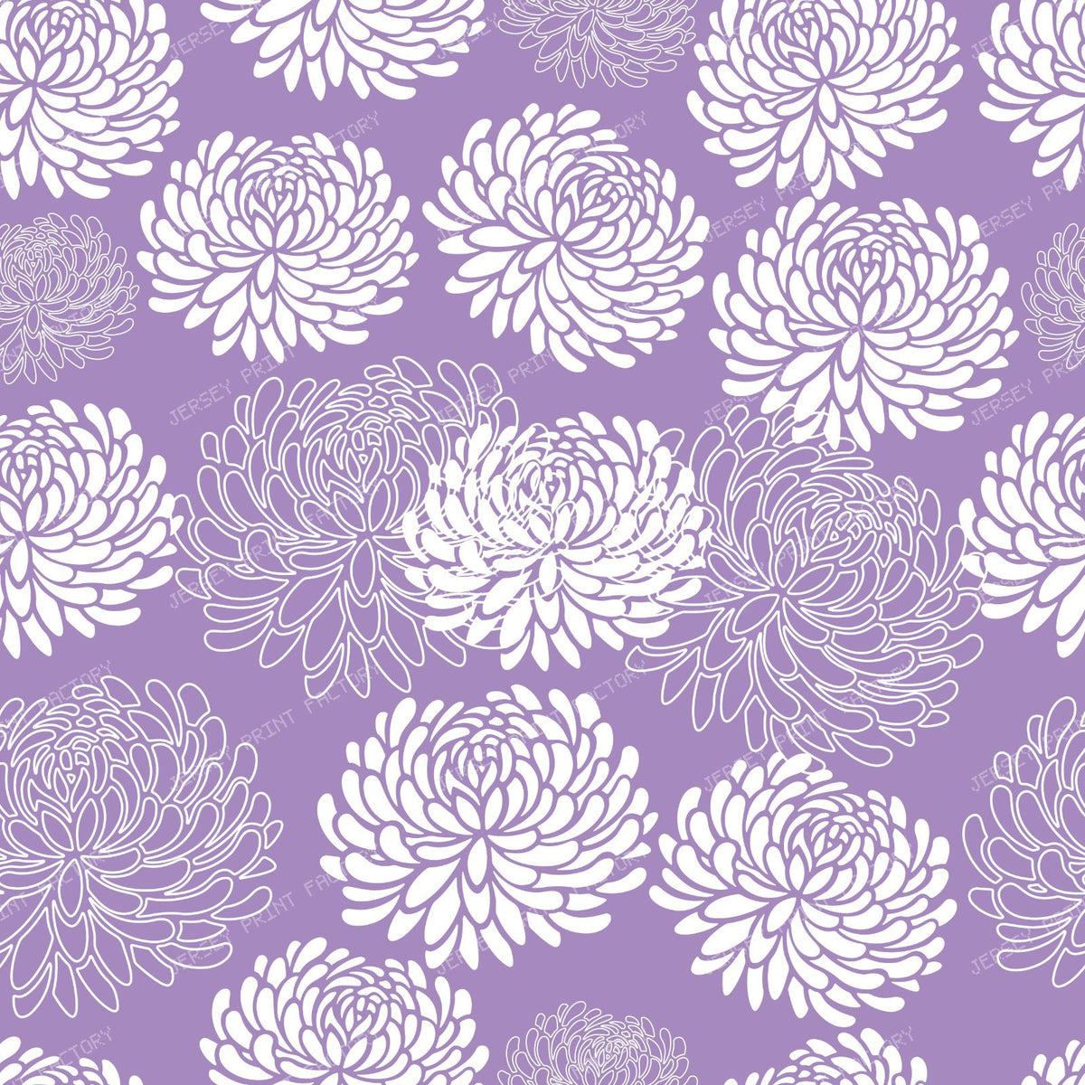 Blue Dahlia, White Dahlia, Pattern Of Flowers — Purple 1