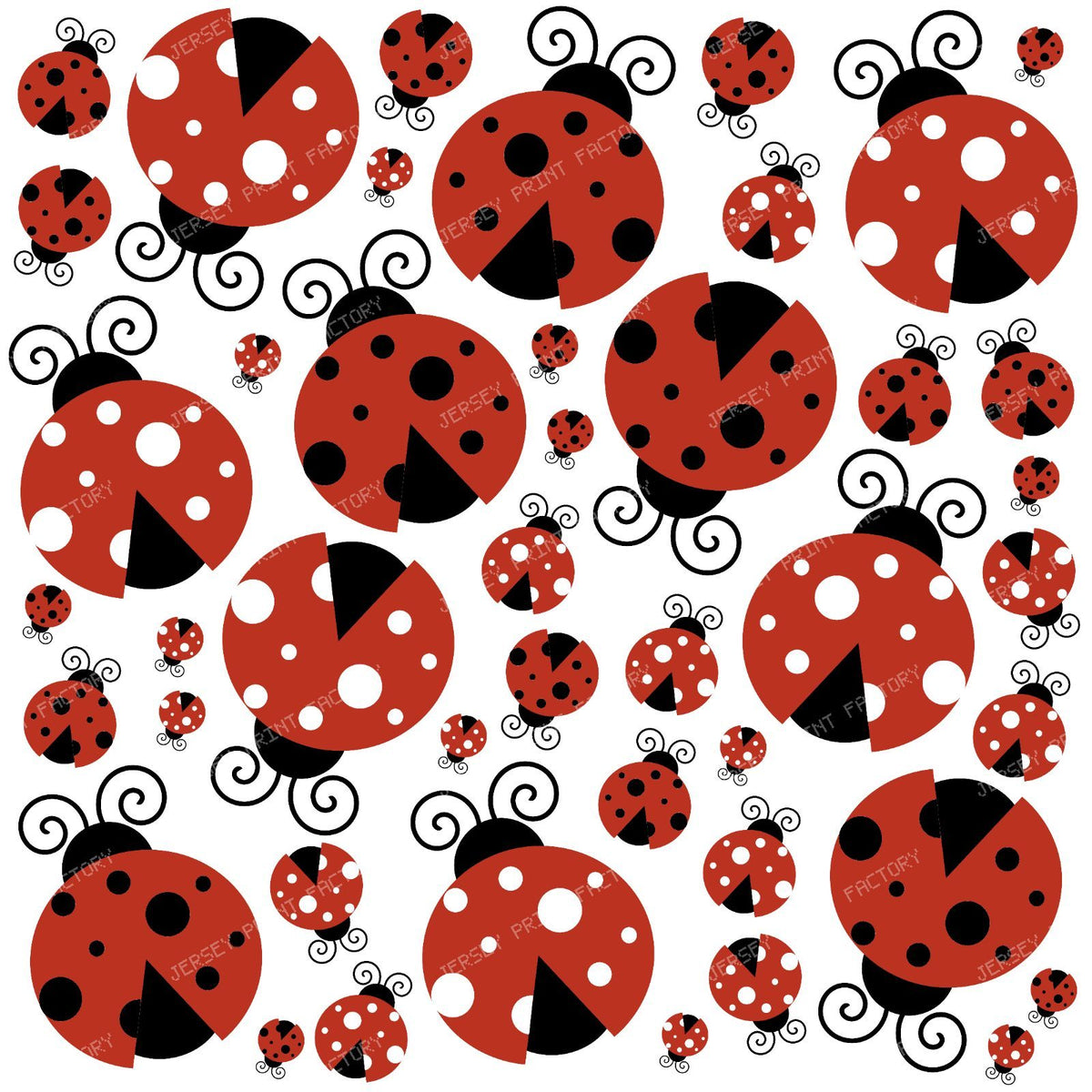 Pattern Of Ladybugs, Cute Ladybugs, Pink Ladybugs — Red