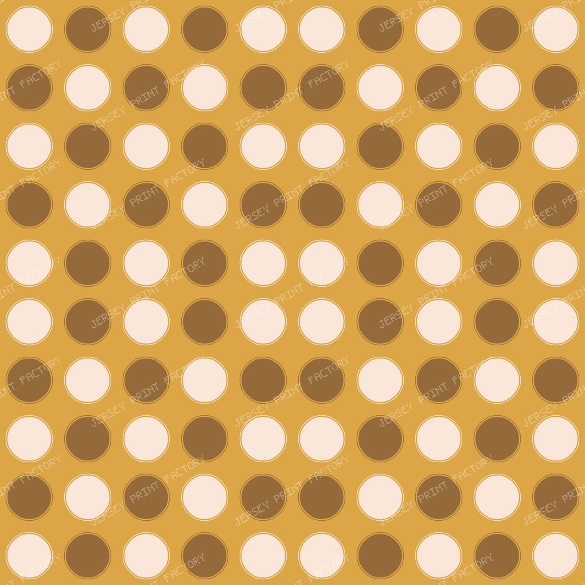 Circles Brown And Beige
