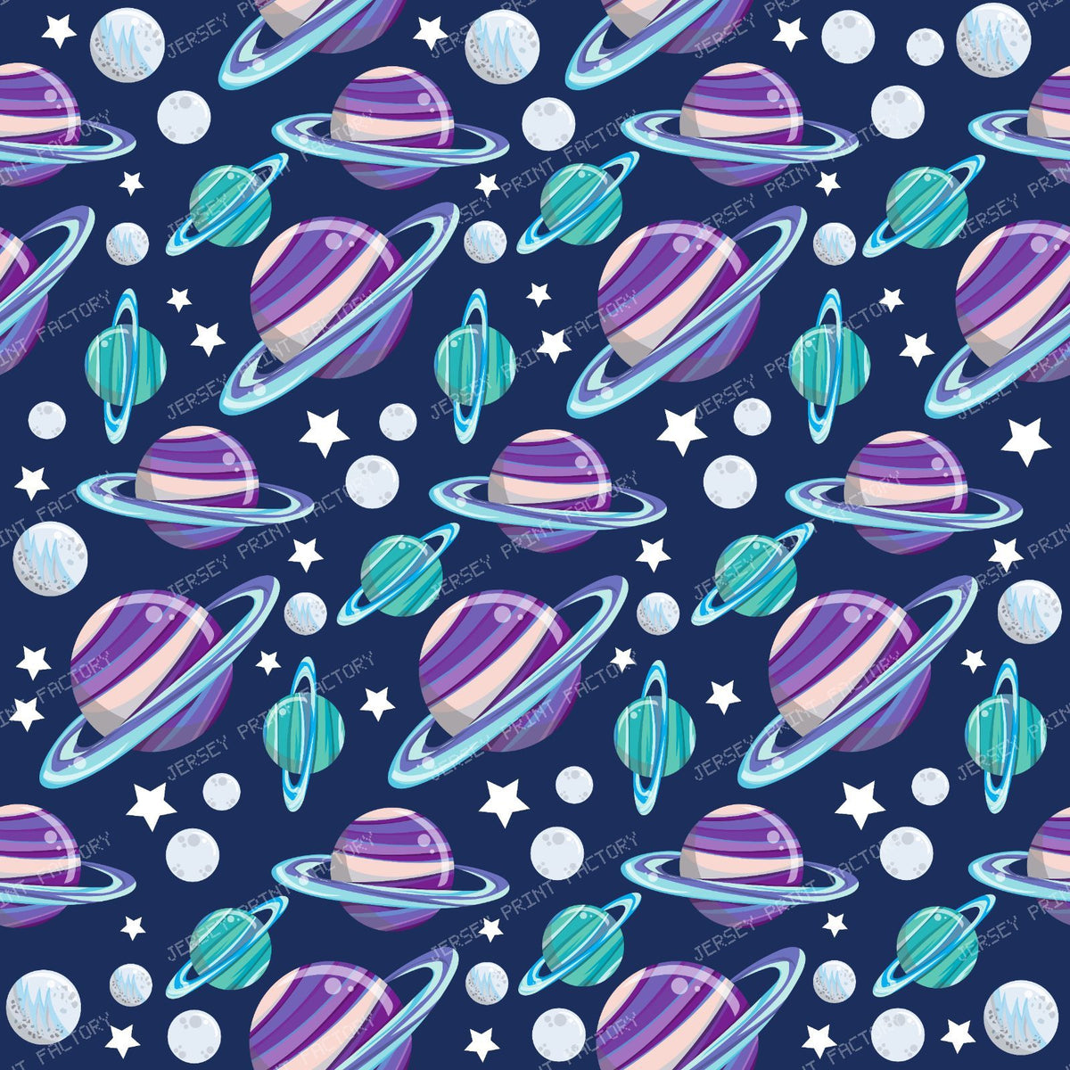 Space Pattern, Planets, Stars, Galaxy, Cosmos