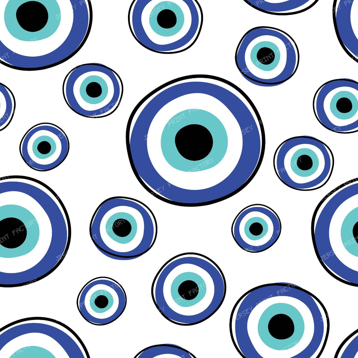 Evil Eye Pattern, Turkish Eye, Hamsa, Nazar, Mati, Mataki