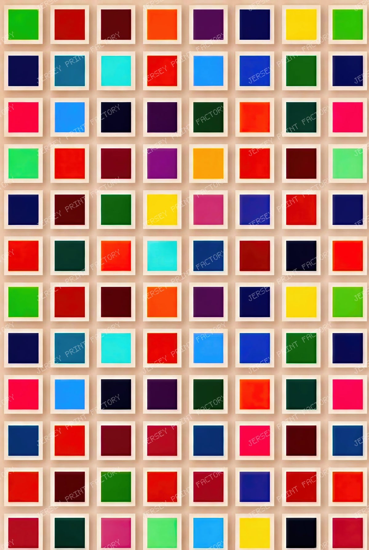 Colorful Grid Beige Background