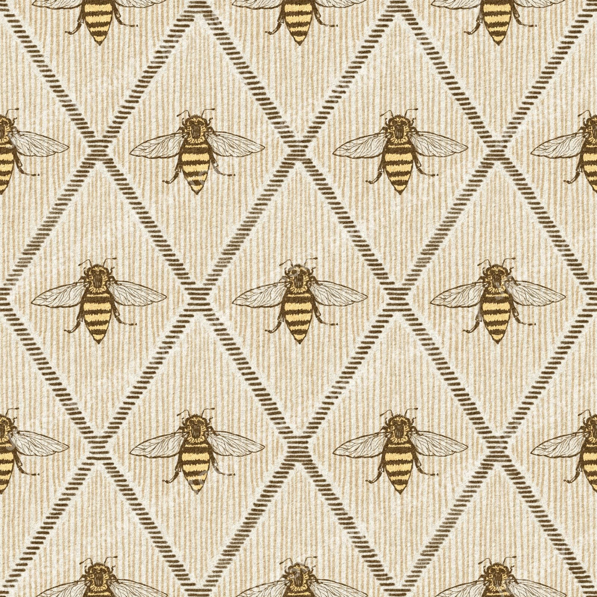 Bees in Diamonds - Harlequin Diamonds