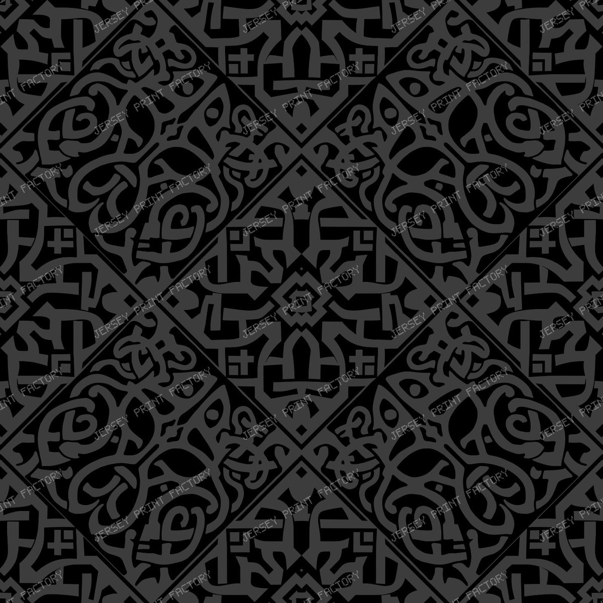 Celtic Mask – Black & Charcoal Autumn Menswear