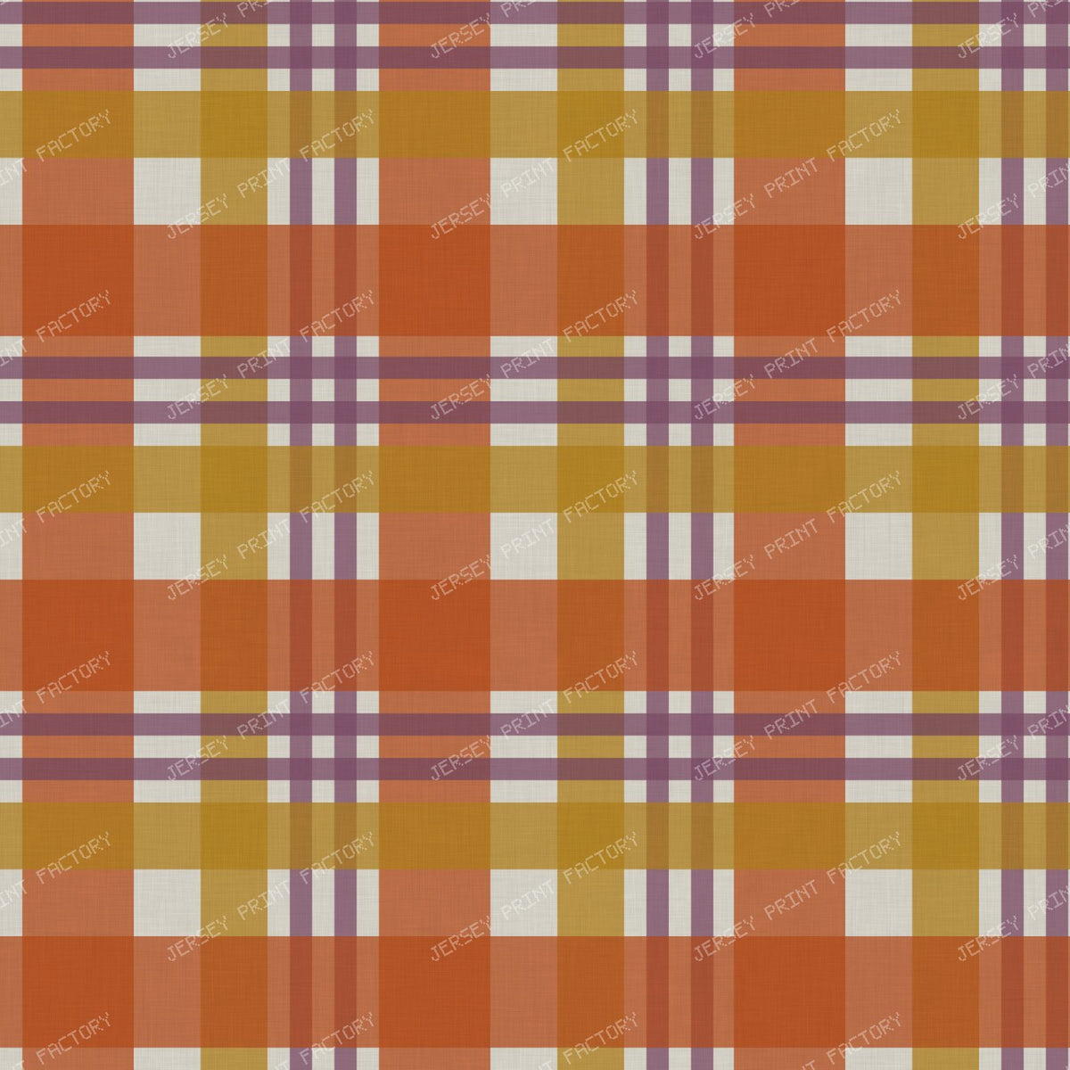 Fall Linen Plaid