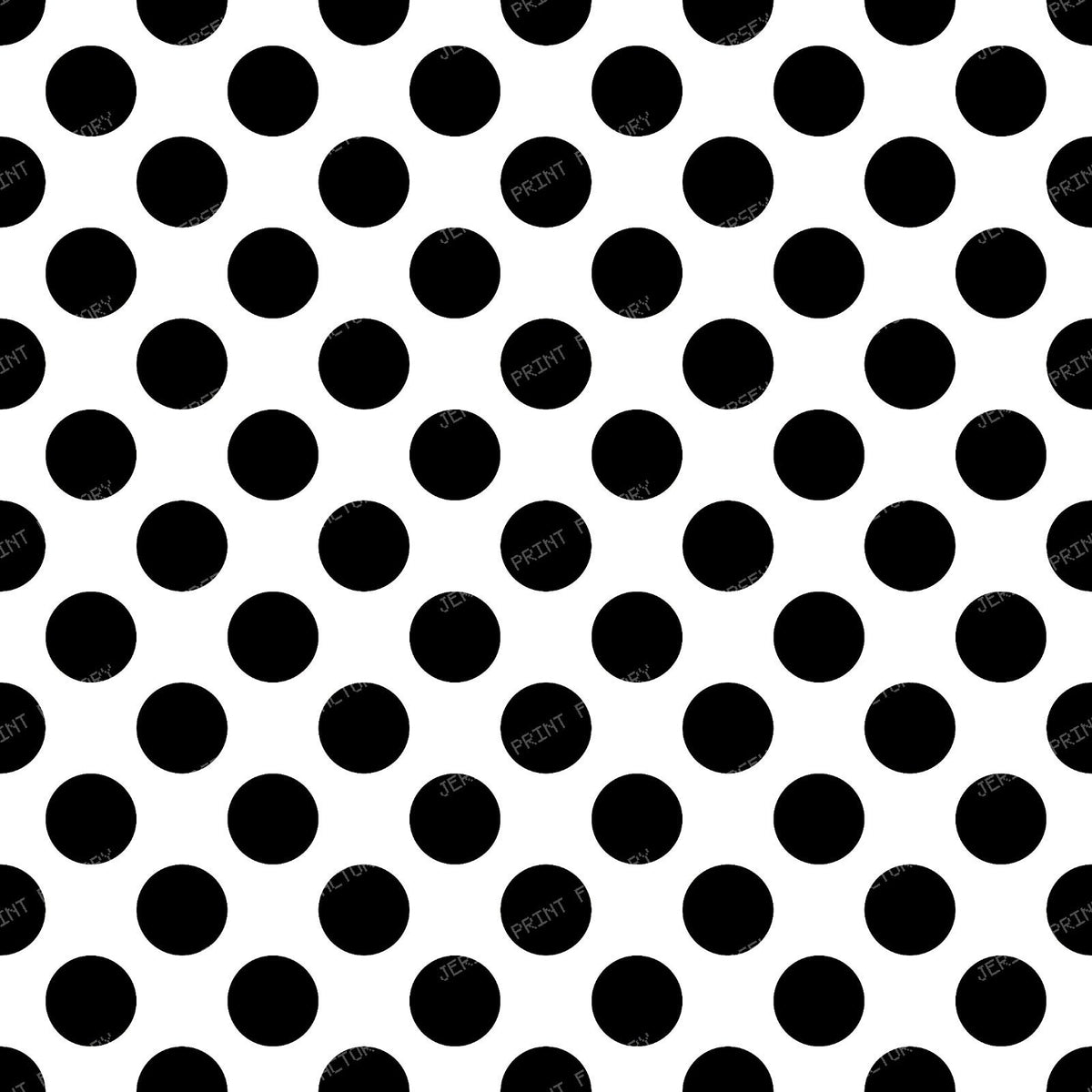 Polka Dots, Polka Dot Pattern, Black and White