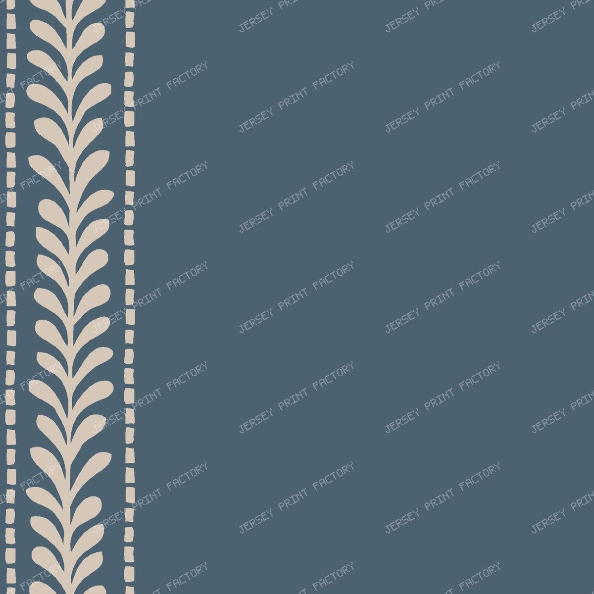 Eira Spaced Stripe Leaf Dark Blue