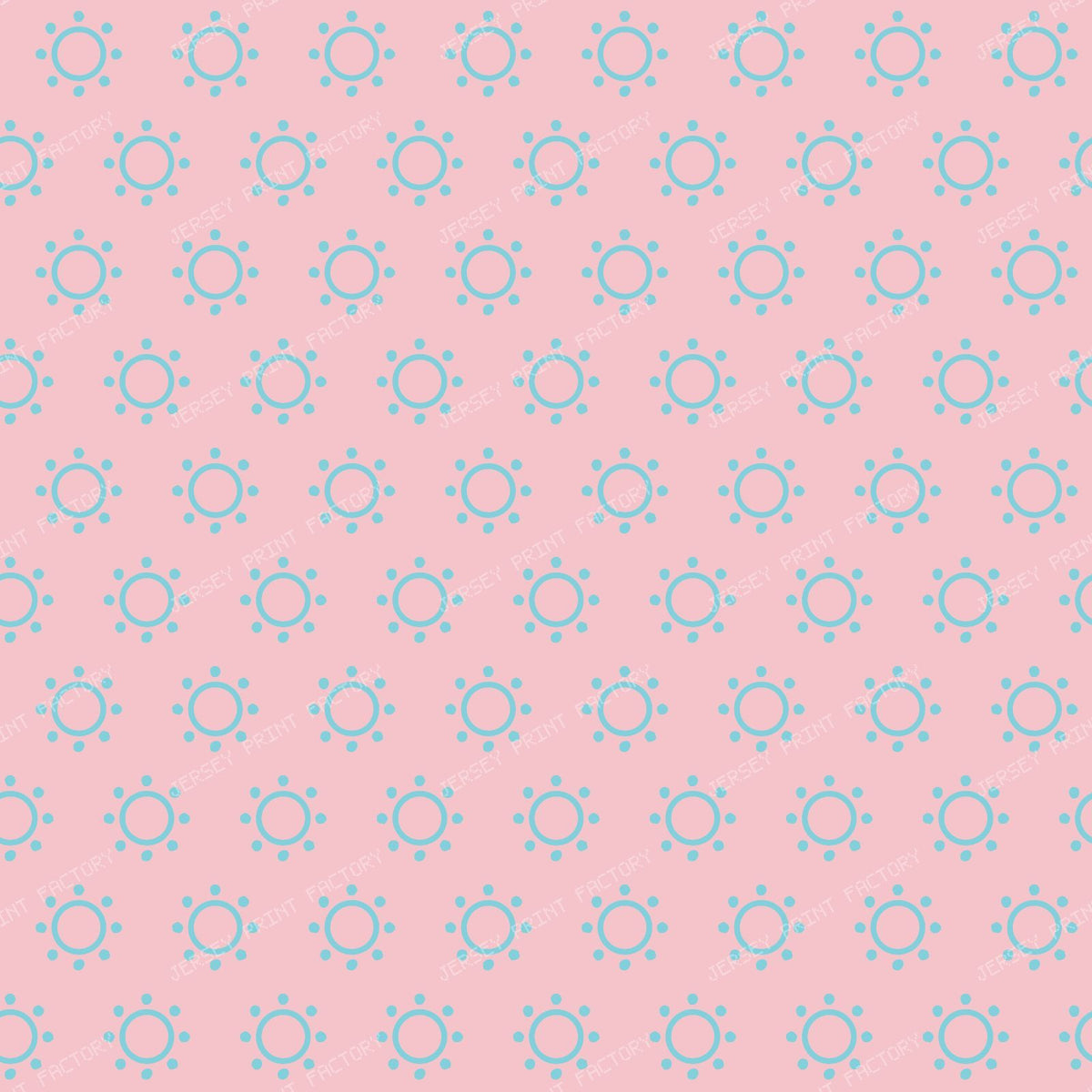 Orange Sun, Sun Pattern, Orange Circles, Dots, Summer — Pink and Blue