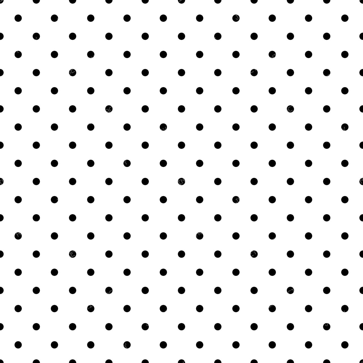 Polka Dots, Polka Dot Pattern, Black and White