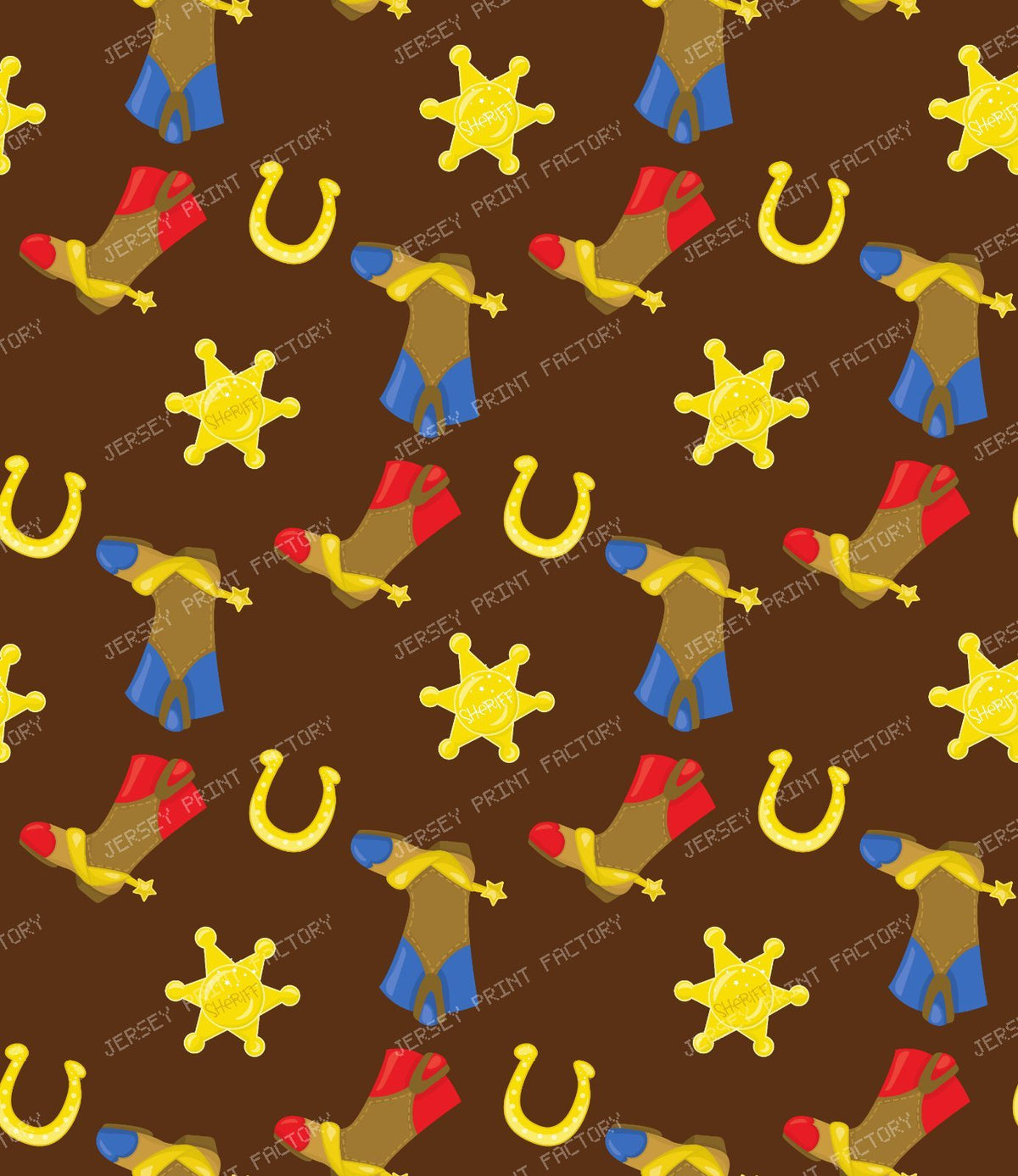 Wild West, Sheriff Star, Cowboy Boots, Horseshoe