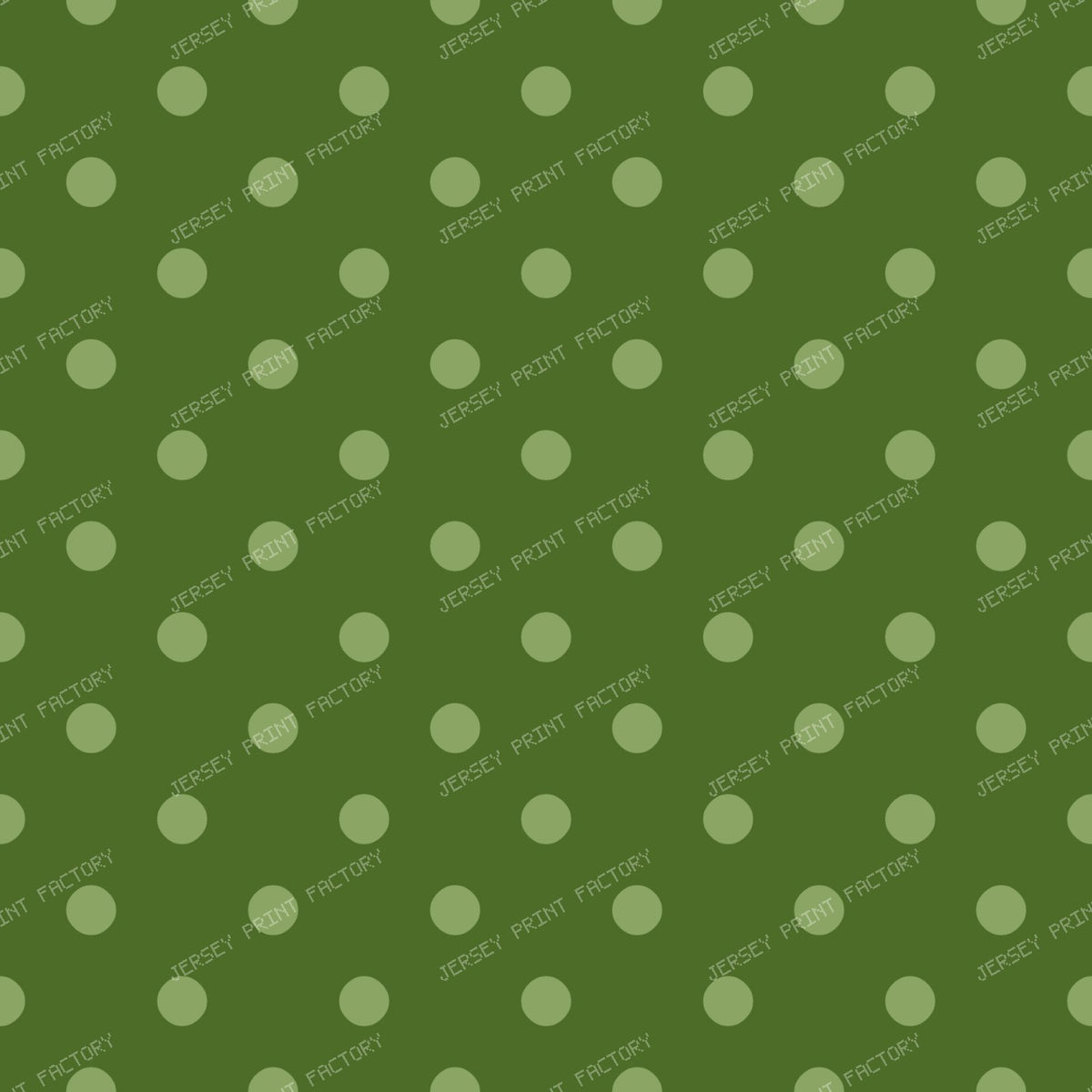 Sunlit Tiny Poka Dots — Moss Green with Pale Green Dots