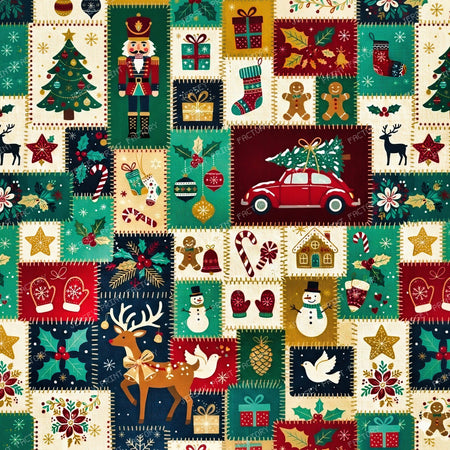 Vintage Christmas Patchwork