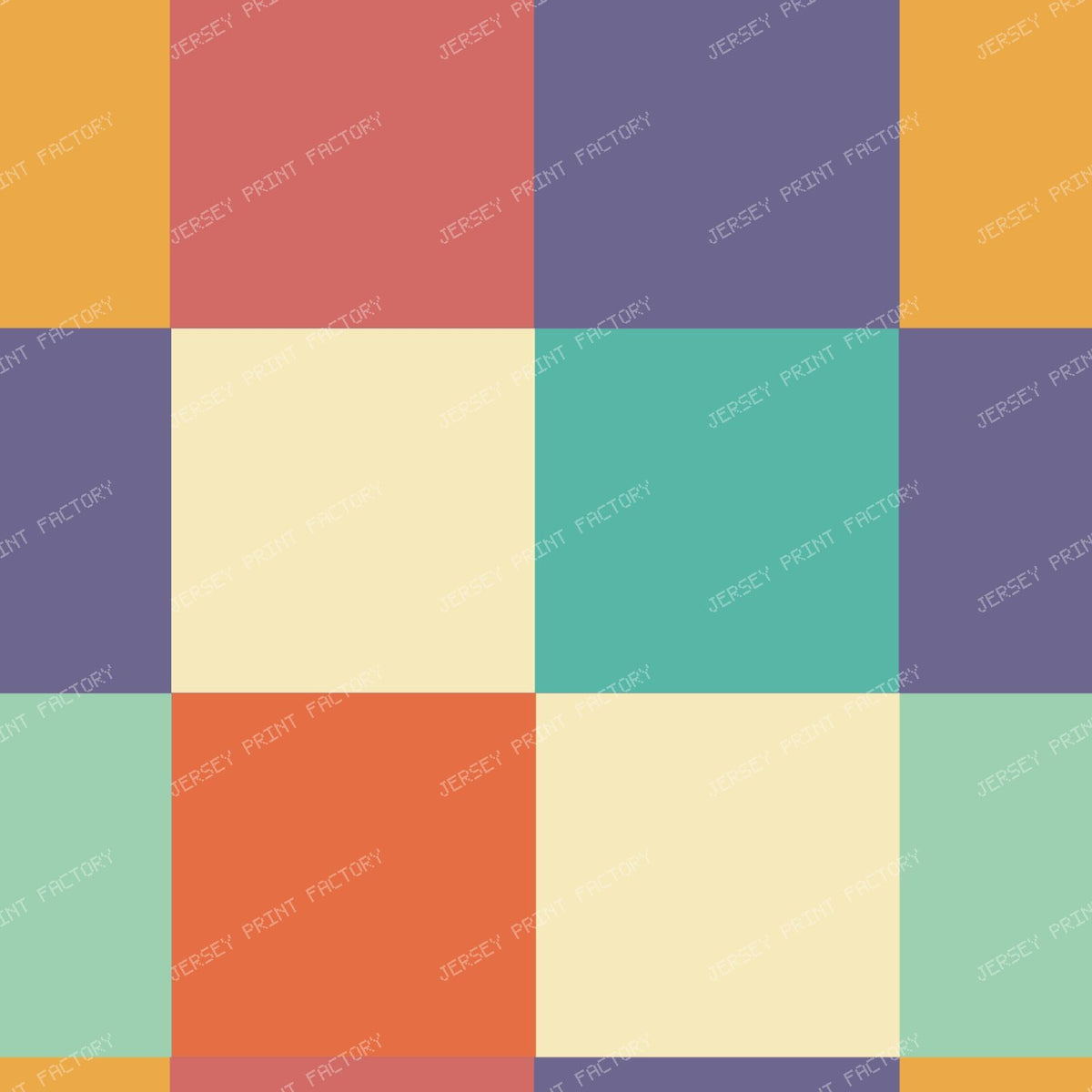 Vintage Alexandria Summer Retro Checkerboard