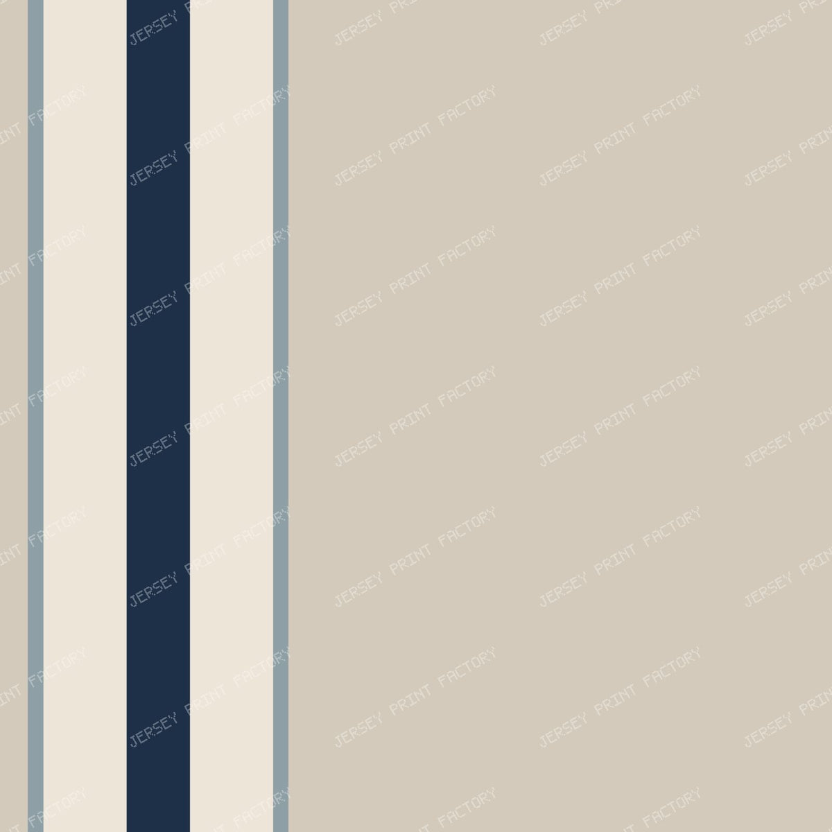 Addie Stripe Beige Cream & Navy