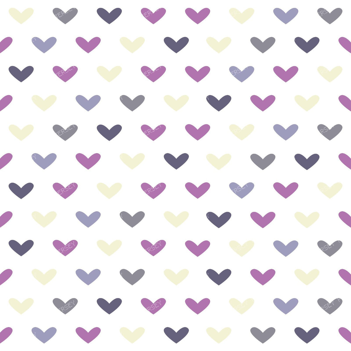 Pattern Of Hearts, Blue Hearts, Brown Hearts, Orange Hearts — Colorful 10