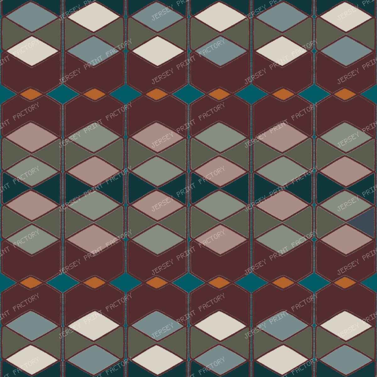 Kingfisher & Stone Faceted Diamond Dark