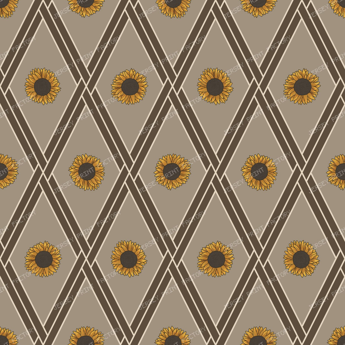 Autumn Sunflower Diamonds — Oatmeal and Cider
