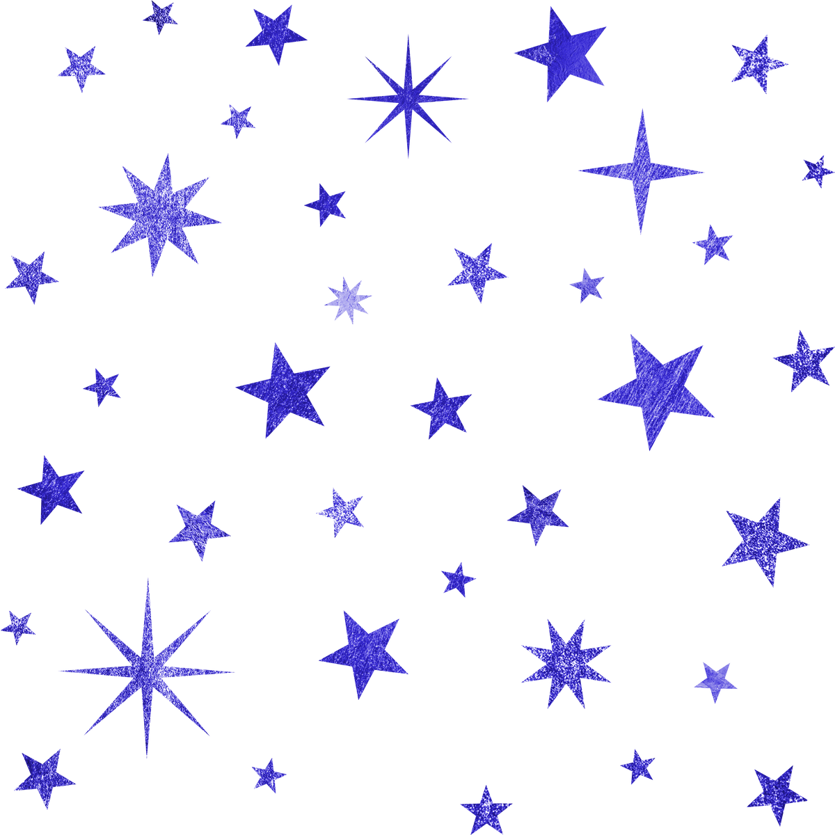 Purple star designs on white fabric E1764 Jersey Print Factory
