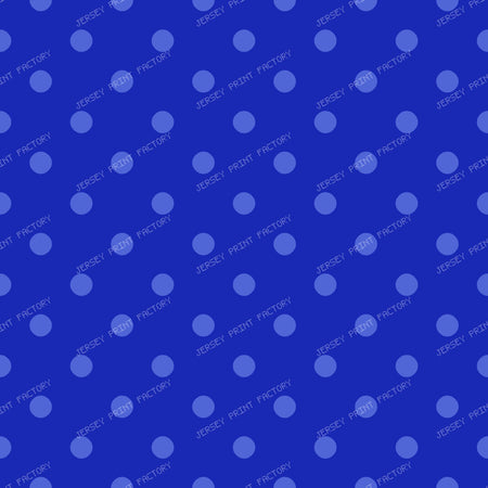 Sunlit Tiny Poka Dots — Cobalt Blue with Light Blue Dots