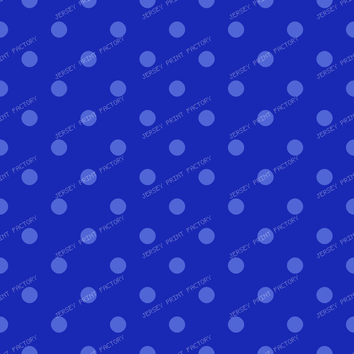 Sunlit Tiny Poka Dots — Cobalt Blue with Light Blue Dots