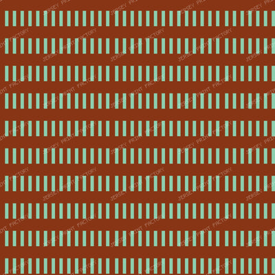 Brown And Green Small Stripes