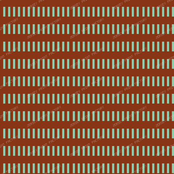 Brown And Green Small Stripes