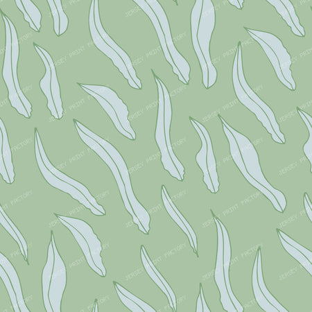 Nouveau Flora Leaves Cream — Green