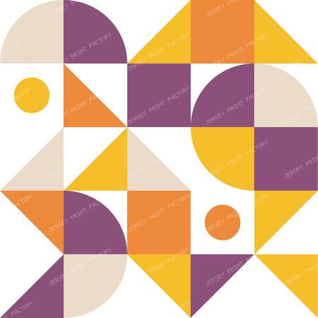 Colorful Bauhaus Pattern, Retro Pattern, Geometric Pattern — Colorful 4