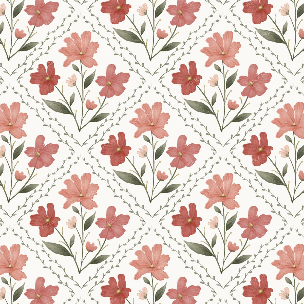Whimsy cottage Pink florals