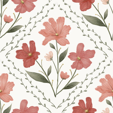 Whimsy cottage Pink florals
