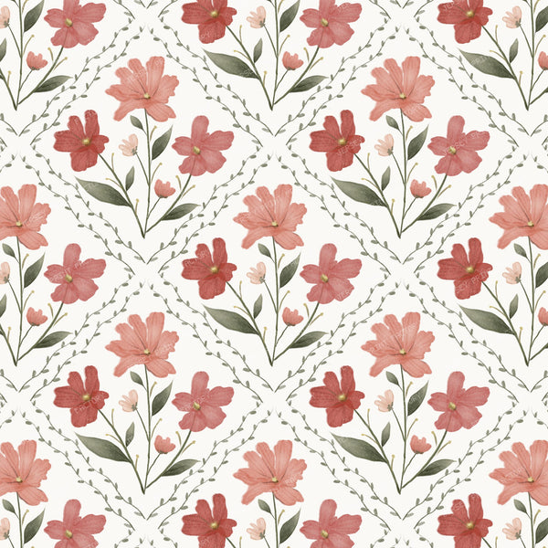 Whimsy cottage Pink florals