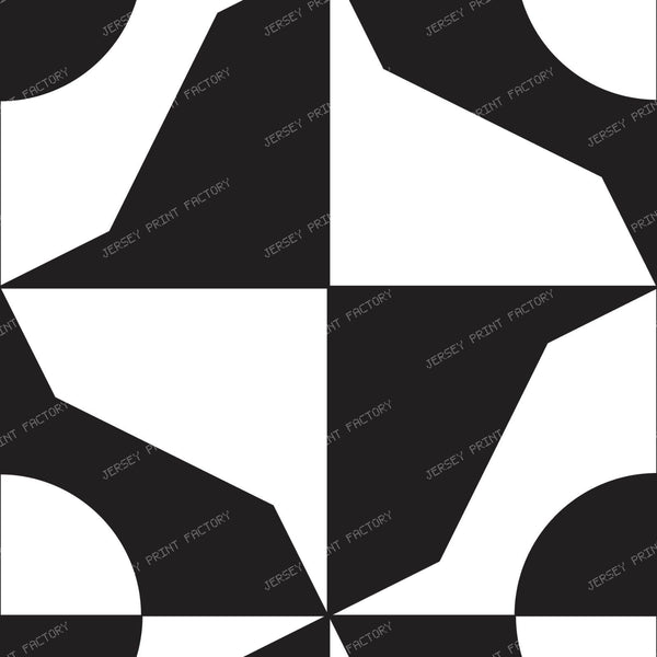 Large Black and White Geometric