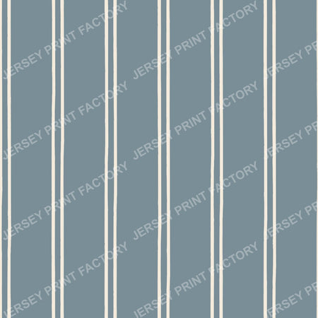 Hand Drawn Farmhouse Stripes — Blue Grey Agave