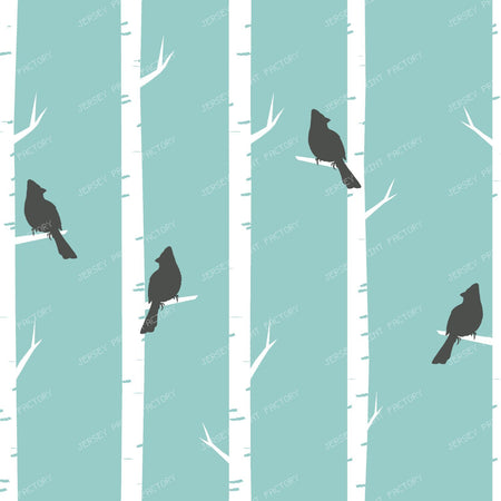 Cardinal Bird, Gray Bird, Bird Silhouette, Birch