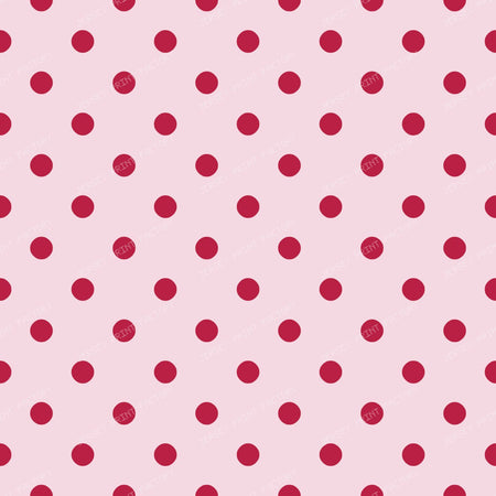 Sunlit Tiny Poka Dots — Pink with Hot Pink Dots