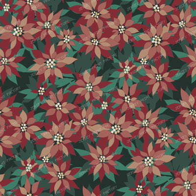 Christmas Blooms Poinsettias