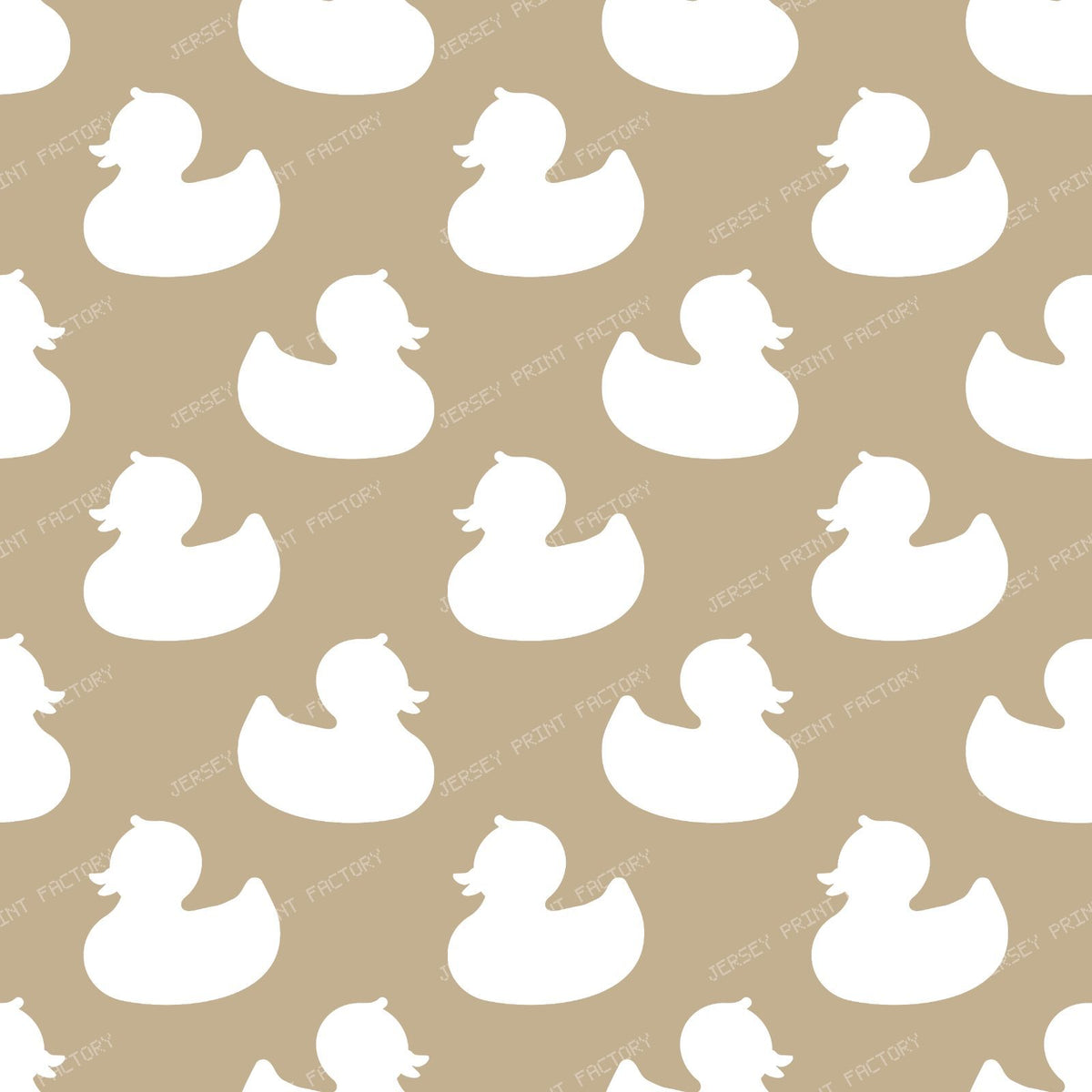 Pattern Of Ducks, Cute Ducks, Duck Silhouette, Duckling, Black — Beige 1