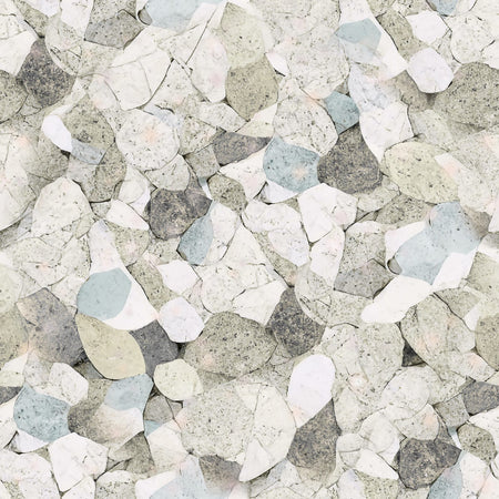 2026 PJP 100 — 48 Granite Rocks Stone Wall Pebbles - Grey
