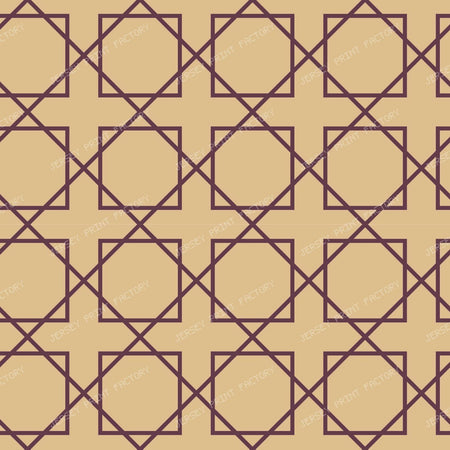 Cairo Star Gold On Plum — Plum on Gold