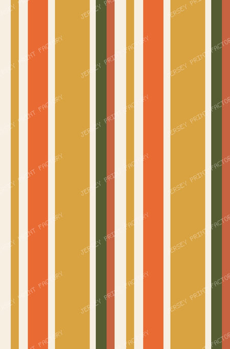 Classic Mid-Century Multi Stripe